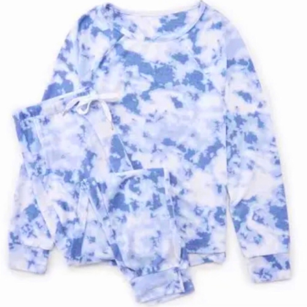 NAVY CLOUD DRAWSTRING SET